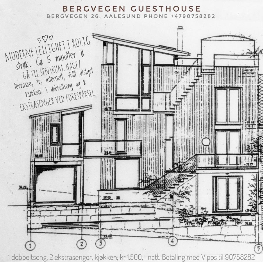 Bergvegen Guesthouse A올레순 외부 사진
